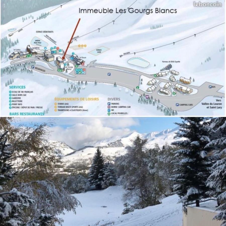 Appartement Ski Station Val Louron - Au Pied Des Pistes - 4 - 6 Personnes Génos المظهر الخارجي الصورة